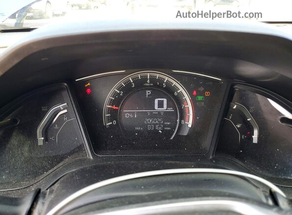 19XFC2F56HE050520 2017 HONDA CIVIC Синий Вид щитка приборов