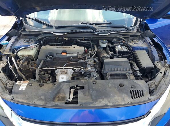 19XFC2F56HE050520 2017 HONDA CIVIC Синий Вид задней части салона