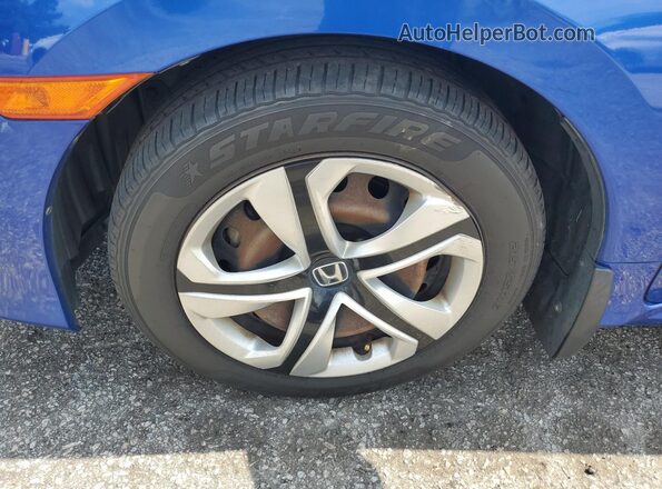 19XFC2F56HE050520 2017 HONDA CIVIC Синий Вид наклейки с VIN-кодом