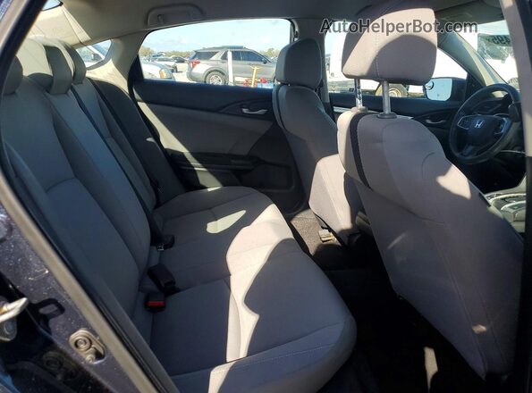 19XFC2F56HE050727 2017 HONDA CIVIC Blue Вид задніх сидінь