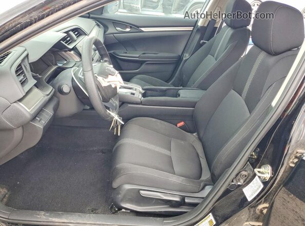 19XFC2F56HE053756 2017 HONDA CIVIC Black წინა სალონის ხედი