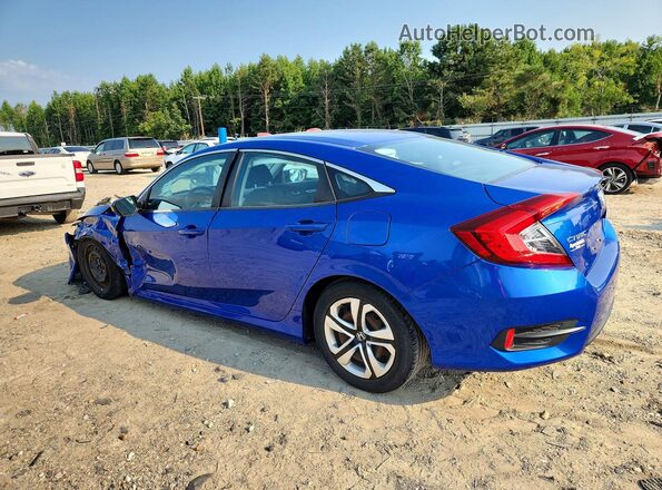 19XFC2F56HE062005 2017 HONDA CIVIC Blue Trasero izquierdo