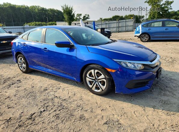19XFC2F56HE062005 2017 HONDA CIVIC Blue Delantero derecho