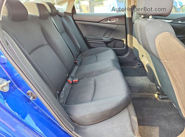 19XFC2F56HE062005 2017 HONDA CIVIC Blue Vista de los asientos traseros