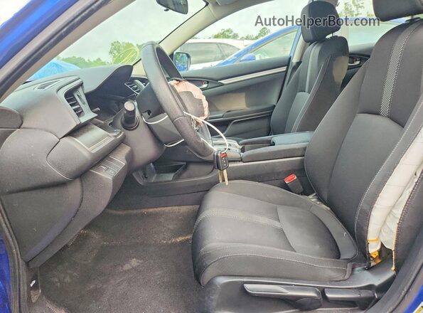 19XFC2F56HE062005 2017 HONDA CIVIC Blue Vista interior delantera