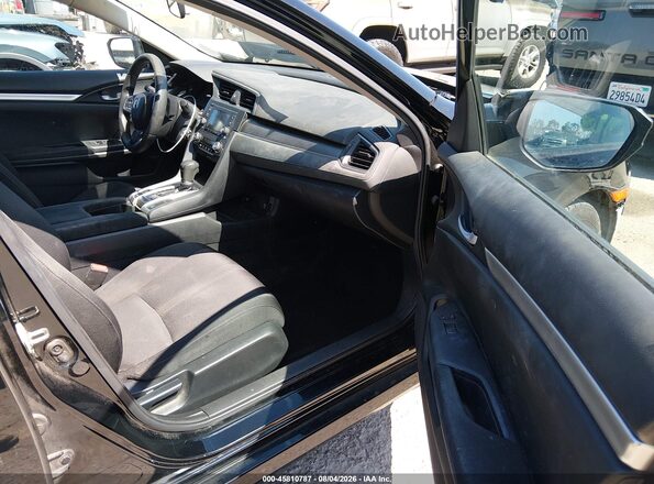 19XFC2F56HE203641 2017 HONDA CIVIC Black წინა სალონის ხედი