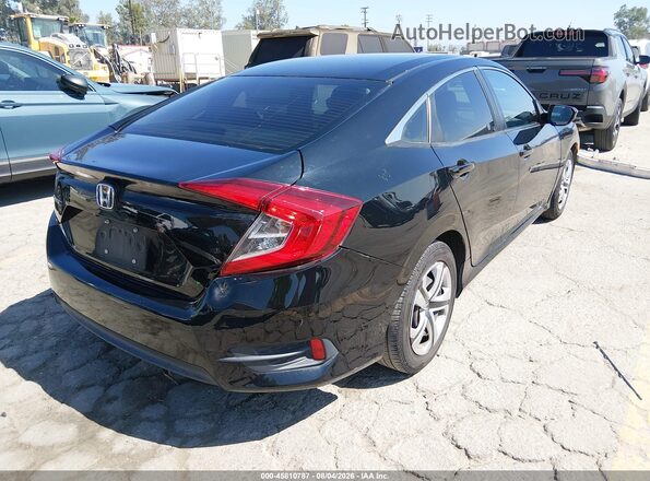 19XFC2F56HE203641 2017 HONDA CIVIC Black უკანა მარჯვენა