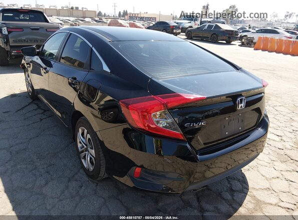 19XFC2F56HE203641 2017 HONDA CIVIC Black უკანა მარცხენა