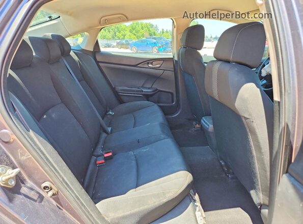 19XFC2F56HE223047 2017 HONDA CIVIC Gray Հետևի նստատեղերի տեսք