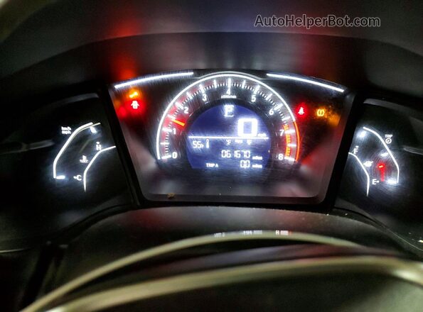 19XFC2F56HE223162 2017 HONDA CIVIC Silver Սարքավորումների վահանակի տեսք