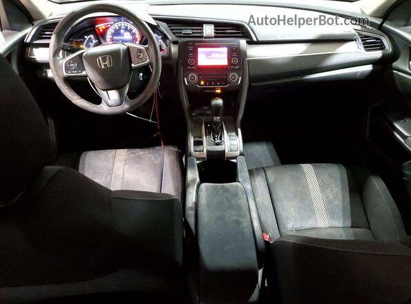 19XFC2F56HE223162 2017 HONDA CIVIC Silver Առջևի վահանակի տեսք