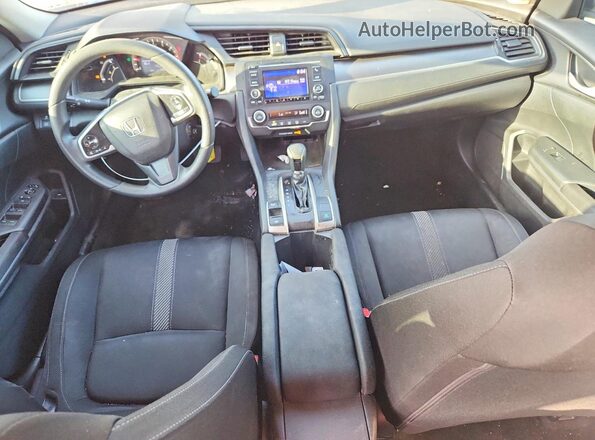 19XFC2F56JE014719 2018 HONDA CIVIC Silver Widok deski rozdzielczej