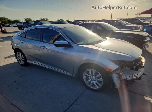 19XFC2F56JE014719 2018 HONDA CIVIC Silver Przód prawy