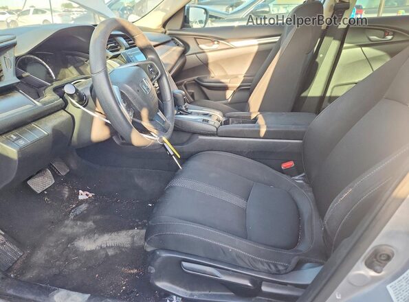 19XFC2F56JE014719 2018 HONDA CIVIC Silver Widok wnętrza z przodu