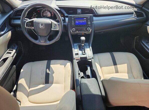 19XFC2F56JE038440 2018 HONDA CIVIC Black Առջևի վահանակի տեսք