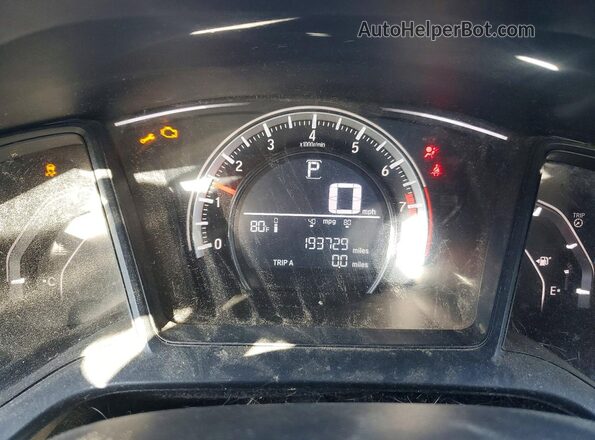 19XFC2F57GE023616 2016 HONDA CIVIC Gray Սարքավորումների վահանակի տեսք