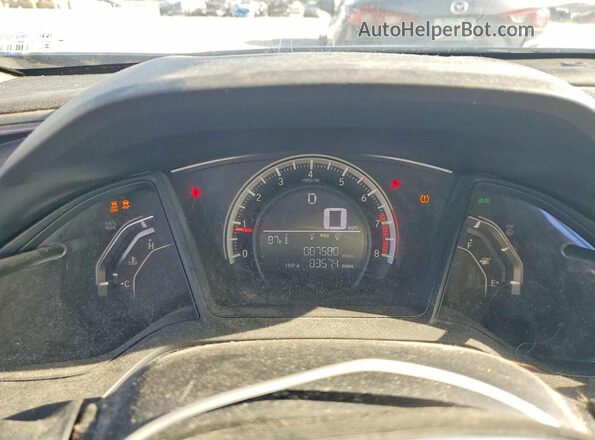19XFC2F57GE087669 2016 HONDA CIVIC Blue Вид щитка приладів