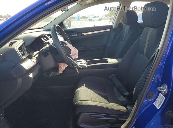 19XFC2F57GE087669 2016 HONDA CIVIC Blue Вид салону спереду
