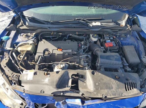 19XFC2F57GE087669 2016 HONDA CIVIC Blue Вид задньої частини салону