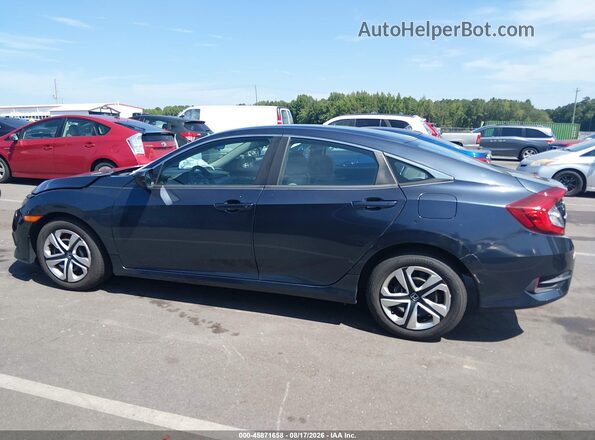 19XFC2F57GE235674 2016 HONDA CIVIC Gray Widok wnętrza z tyłu