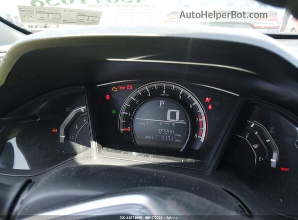 19XFC2F57GE235674 2016 HONDA CIVIC Gray Widok tylnych siedzeń