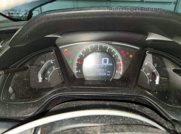 19XFC2F57HE028414 2017 HONDA CIVIC Gray Սարքավորումների վահանակի տեսք