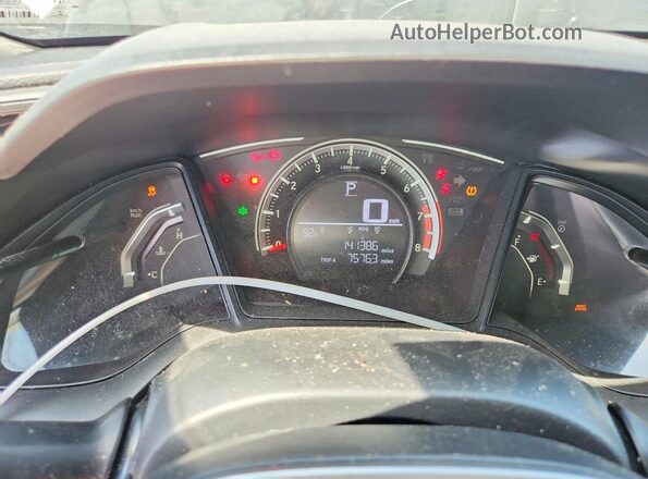 19XFC2F57HE072509 2017 HONDA CIVIC White Սարքավորումների վահանակի տեսք