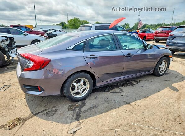 19XFC2F57JE000358 2018 HONDA CIVIC Серый Задняя правая четверть
