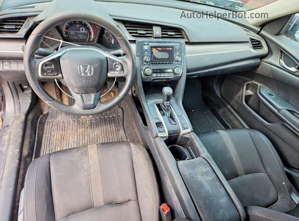 19XFC2F57JE000358 2018 HONDA CIVIC Серый Вид панели приборов