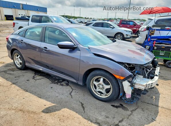 19XFC2F57JE000358 2018 HONDA CIVIC Серый Передняя правая четверть