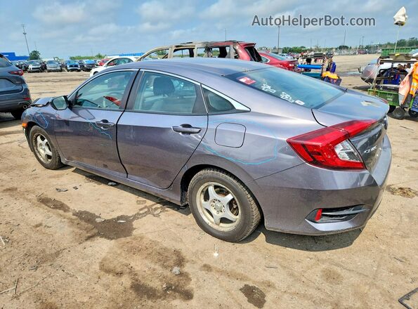 19XFC2F57JE000358 2018 HONDA CIVIC Серый Задняя левая четверть