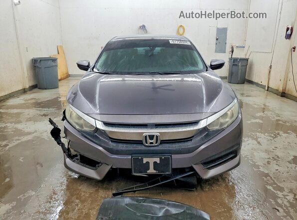 19XFC2F57JE002076 2018 HONDA CIVIC Gray Front view