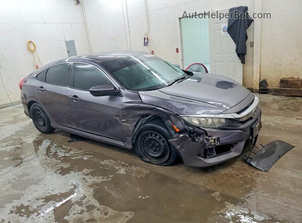 19XFC2F57JE002076 2018 HONDA CIVIC Gray Front right