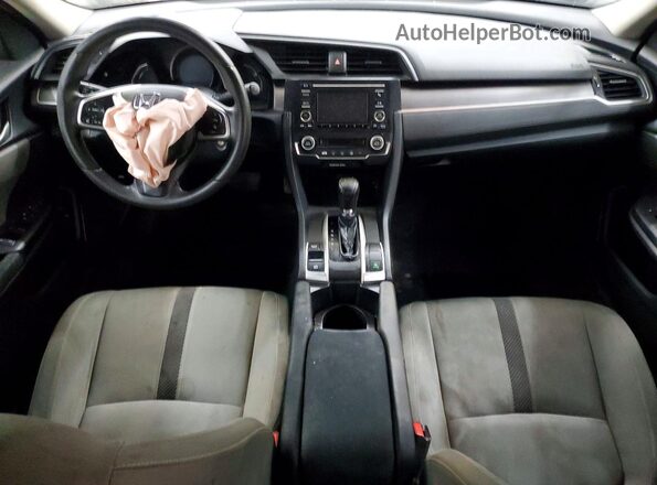 19XFC2F57JE002076 2018 HONDA CIVIC Gray Dashboard view