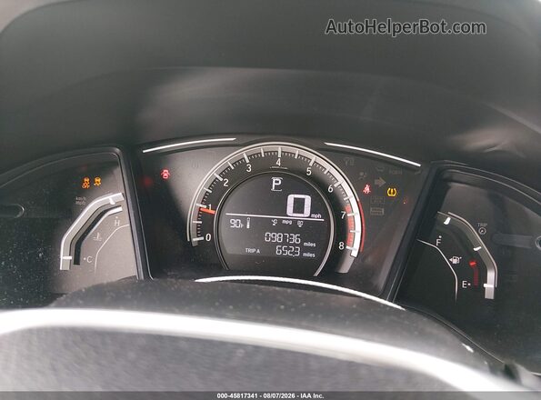 19XFC2F57JE014616 2018 HONDA CIVIC Gray Вид задніх сидінь