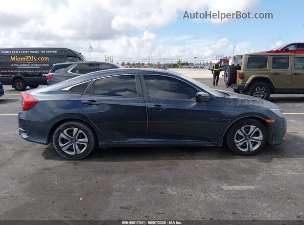 19XFC2F57JE014616 2018 HONDA CIVIC Gray Вид задньої частини салону