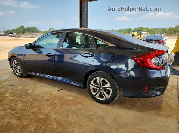 19XFC2F57JE016611 2018 HONDA CIVIC Blue Հետևի ձախ