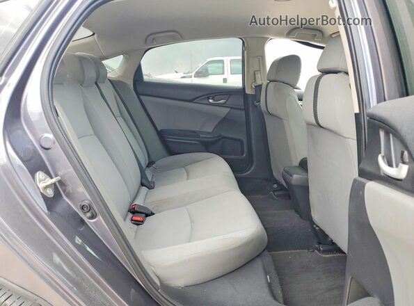 19XFC2F57JE019749 2018 HONDA CIVIC Gray Вид задньої частини салону