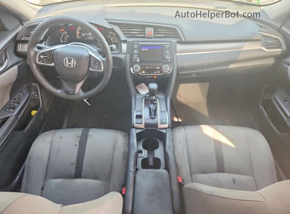 19XFC2F58GE006033 2016 HONDA CIVIC Gray Вид панелі приладів