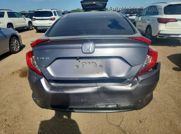 19XFC2F58GE006033 2016 HONDA CIVIC Gray Вид ззаду