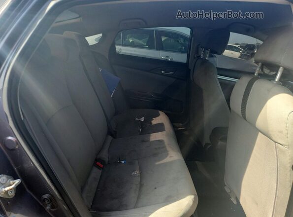 19XFC2F58GE006033 2016 HONDA CIVIC Gray Вид задніх сидінь
