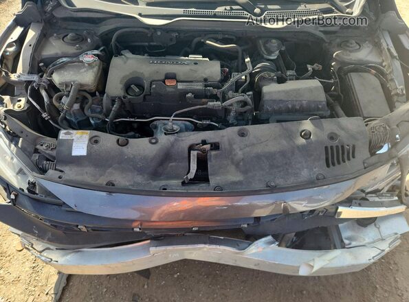 19XFC2F58GE006033 2016 HONDA CIVIC Gray Вид задньої частини салону