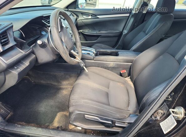 19XFC2F58GE021437 2016 HONDA CIVIC Black Вид салону спереду