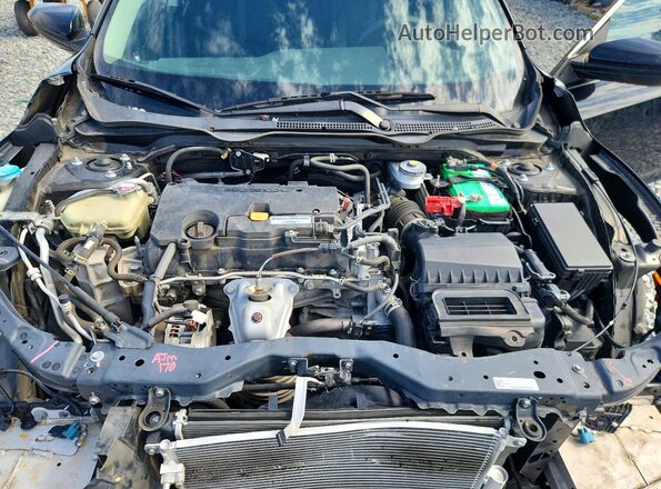 19XFC2F58GE021437 2016 HONDA CIVIC Black Вид задньої частини салону