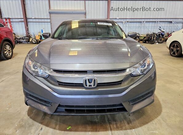 19XFC2F58GE060738 2016 HONDA CIVIC Gray Widok z przodu