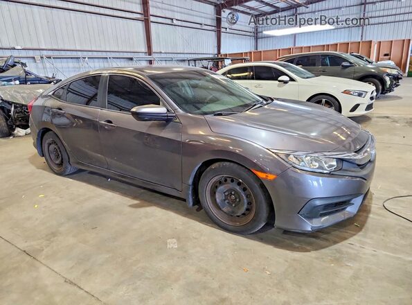 19XFC2F58GE060738 2016 HONDA CIVIC Gray Przód prawy