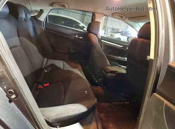 19XFC2F58GE060738 2016 HONDA CIVIC Gray Widok tylnych siedzeń