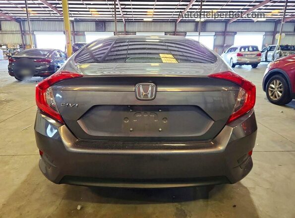 19XFC2F58GE060738 2016 HONDA CIVIC Gray Widok z tyłu
