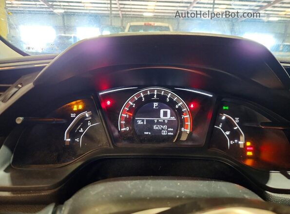 19XFC2F58GE060738 2016 HONDA CIVIC Gray Widok zestawu wskaźników