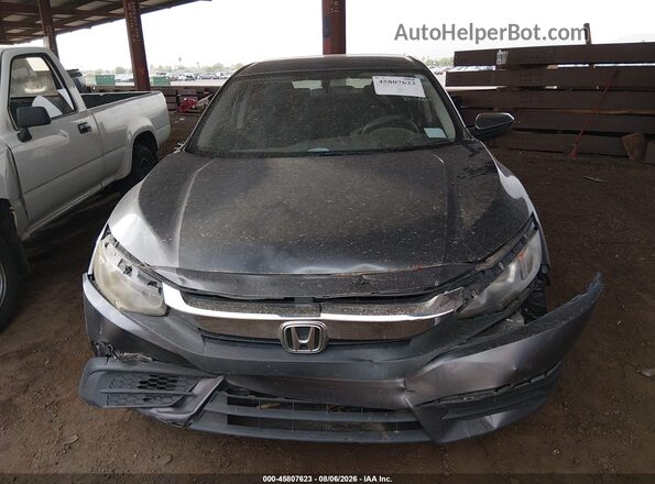 19XFC2F58GE077605 2016 HONDA CIVIC Серый Вид спереди